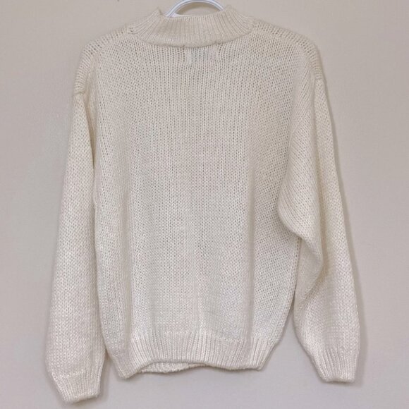 Vintage Jason Maxwell Hand Knit Grandma  Sweater L - Picture 8 of 9